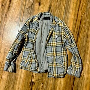 Girls cute flannel jacket